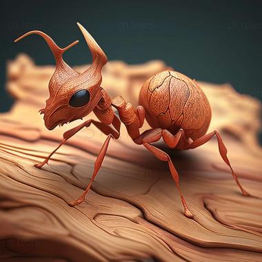 3D модель Myrmica rugulosa (STL)